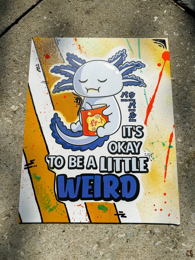 Axolotl Canvas Art