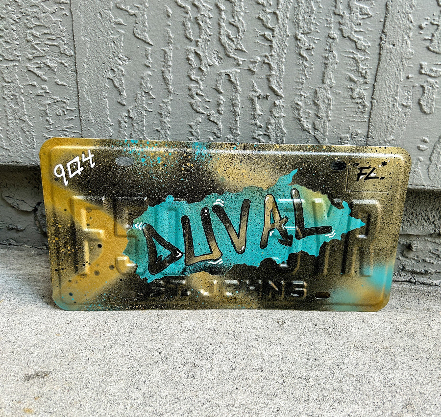 Graffiti License Plate