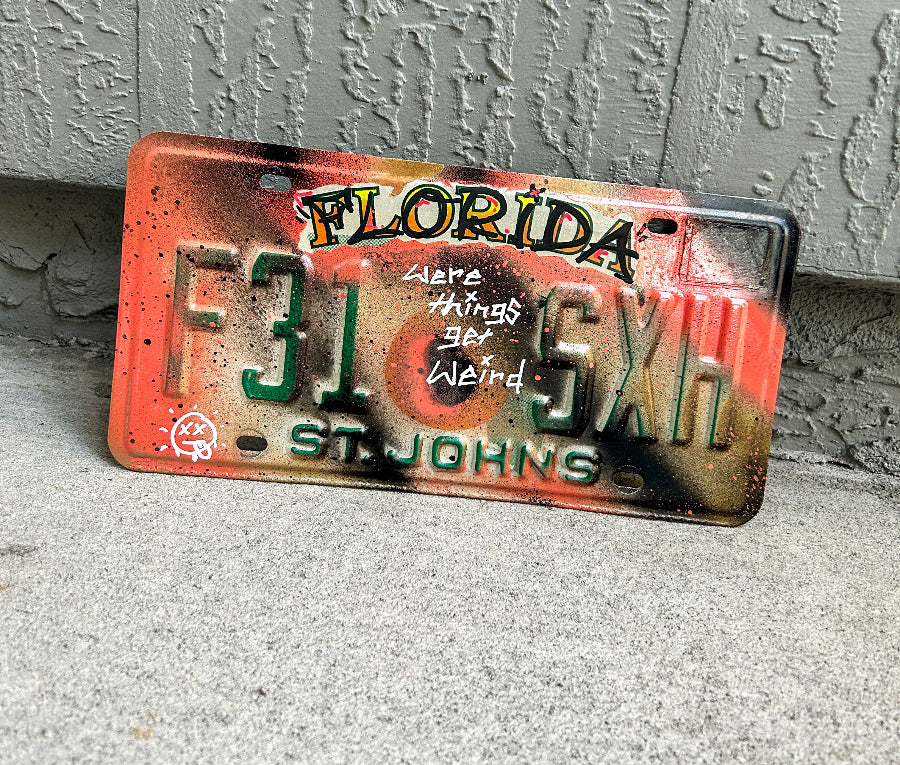 Graffiti License Plate