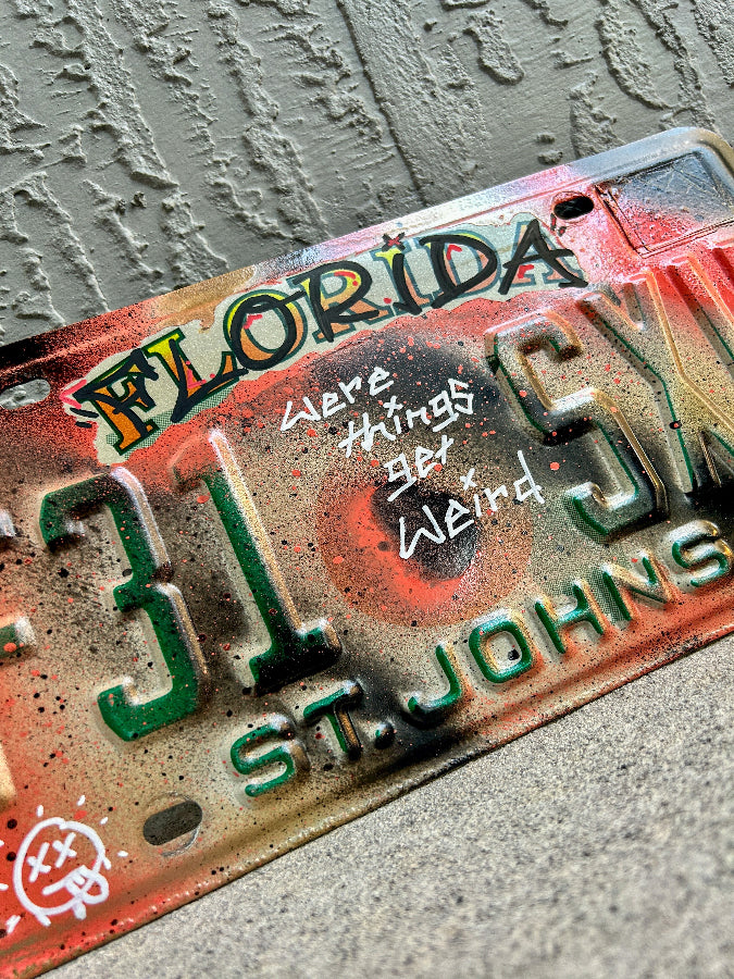 Graffiti License Plate